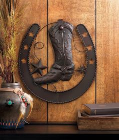 Cowboy Horseshoe Wall Decor