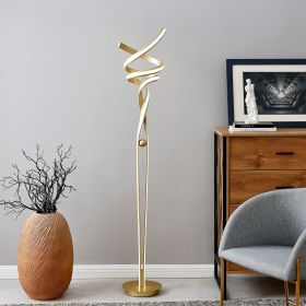 Munich LED Sandy Gold 63" Floor Lamp