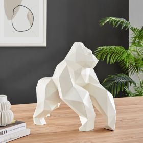 Geometric Ape Sculpture