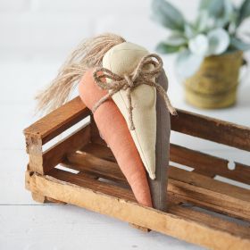 Set of Three Fabric Carrots