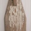 Rustic Reclaimed Wood Wall Oar - Handcrafted Decor for Nautical Theme