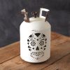 Propane Tank Sugar Skull Luminary