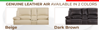 Global United Leather-Air Recliining Chair