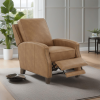 Jack Saddle Faux Leather Push Back Recliner