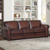 Brookfield Top Grain Leather Sofa Couch