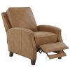 Jack Saddle Faux Leather Push Back Recliner