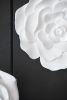 S/2 White Rose Hanging Wall Accents