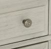 Classic Light Gray Finish 1pc Dresser of 9x Drawers Dark Brown Top Modern Farmhouse Design Bedroom Furniture