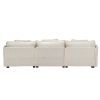 Modern Large boucle Fabric L-Shape Sectional Sofa