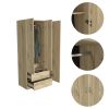 Rowaton 2-Drawer 3-Door Armoire Light Oak