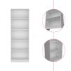 Bookcase 4-Shelves Benzoni, Office, White