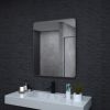 30 in. W x 36 in. H Rectangular Framed Wall Bathroom Vanity Mirror in Oil Rubbed Bronze