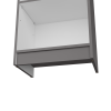 Bookcase XS Benzoni, Office, Matt Gray / White