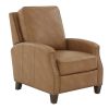 Jack Saddle Faux Leather Push Back Recliner