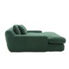 COOLMORE Seersucker 2-seater lazy sofa With 5 back pillows,Comfy Sofa- Deep Seat Couch for Living Room,Club (Emerald)