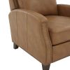 Jack Saddle Faux Leather Push Back Recliner