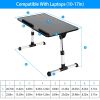 Foldable Laptop Stand Height Angle Adjust Notebook Bed Desk Breakfast Reading Table L Size