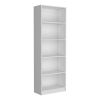 Bookcase 4-Shelves Benzoni, Office, White