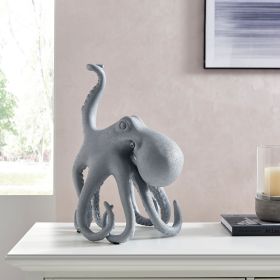 Sugvar the Octopus (Option: Frosted Light Gray)