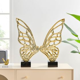 Butterfly Wings Sculpture (Option: Gold)