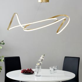 Moscow LED Chandelier (Option: Gold)