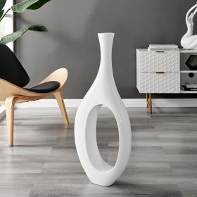 Trombone Vase (Option: Small White)