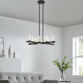 Victory 12 Light Chandelier (Option: Matte Black)