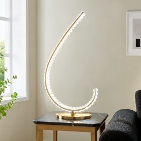 Grace Crystal 16W Table Lamp (Option: Touch & Dimmable (R Gold))