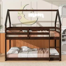 Twin Treehouse Loft Bed (Color: Espresso)